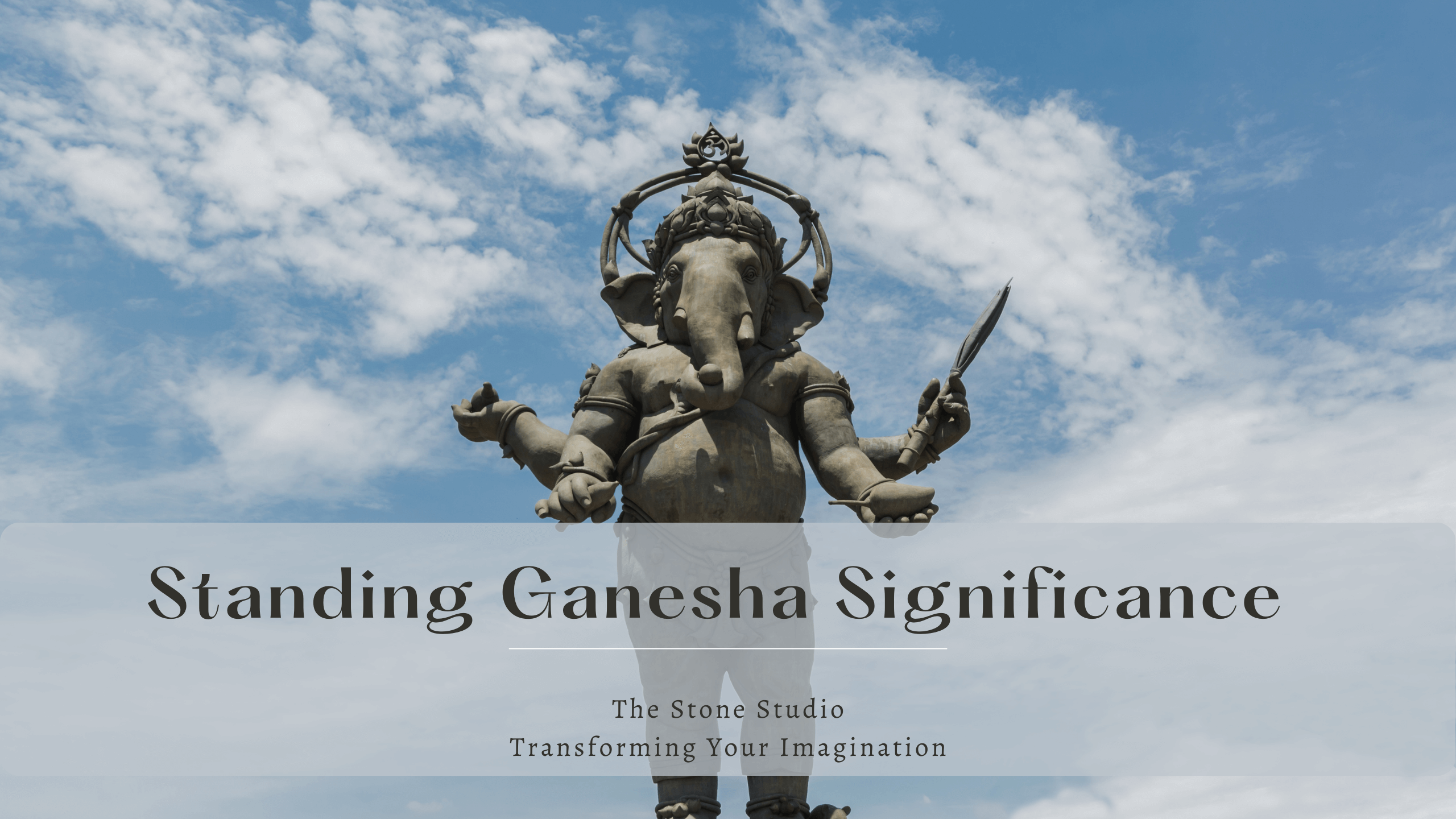 Standing Ganesha Significance